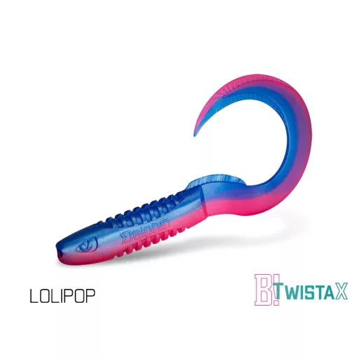 Delphin TwistaX Eeltail UVs BOOTY 15 cm 5 db/csomag twister