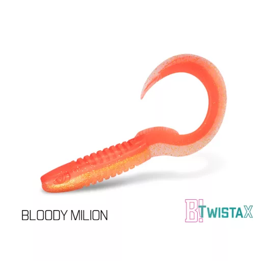 Delphin TwistaX Eeltail UVs REDFACE 15 cm 5 db/csomag twister