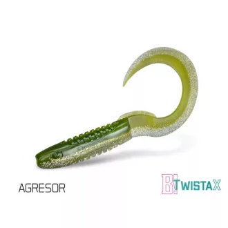  Delphin TwistaX Eeltail UVs AGRESOR 15 cm 5 db/csomag twister