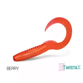 Delphin TwistaX Eeltail UVs BERRY 15 cm 5 db/csomag twister