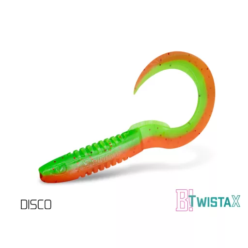 Delphin TwistaX Eeltail UVs BEST 6 cm 5 db/csomag twister