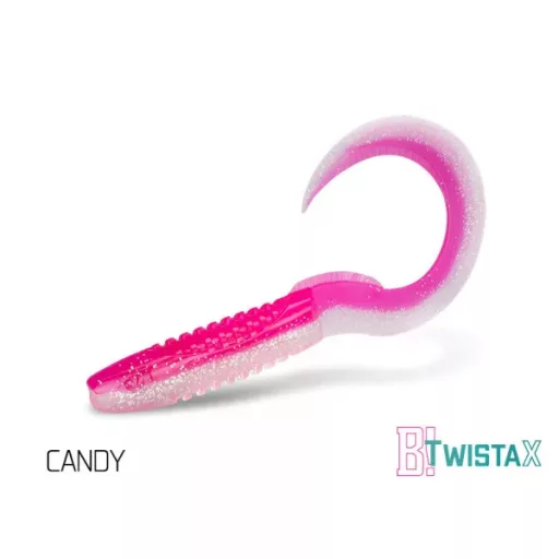 Delphin Top mix TwistaX Eeltail UVs Perchy + Candy + Booty + Redface + Firedot 6 cm 5 db/csomag twister