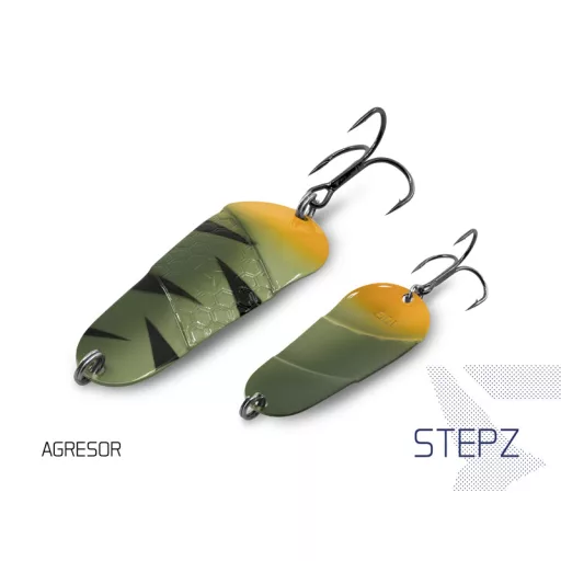 Delphin STEPZ StripSCALE kanál Hook #2 CANDY 7 cm 10 g támolygó villantó