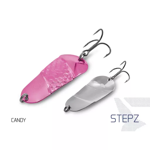 Delphin STEPZ StripSCALE kanál Hook #2 METAL 7 cm 10 g támolygó villantó