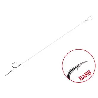   Delphin FLR Sting 12 cm 0,22 mm Sting 5 mm 12-es szakállas előkötött horog 6 db/csomag