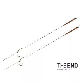   Delphin The End Skin Rig 8-as 20 cm bojlis előkötött horog 2 db/csomag
