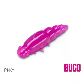   Delphin BUGO Cheese műlárva plasztik csali PINKY 4 cm 15 db/csomag lágy műcsali