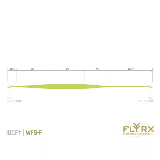Delphin FLYRX WF #7 30,48 m úszó legyezőzsinór