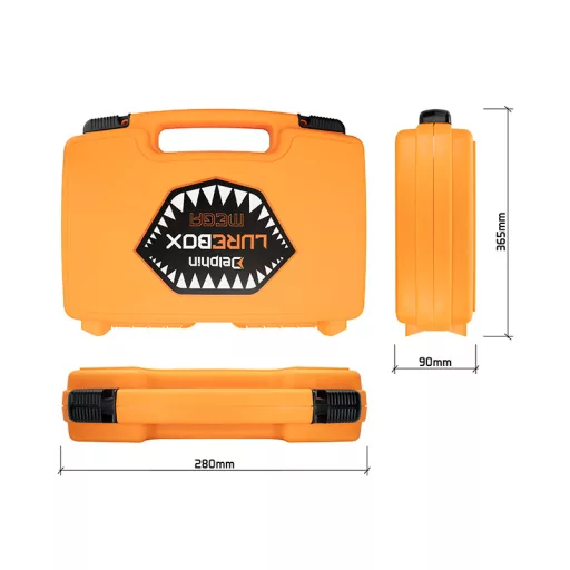Delphin LureBOX MEGA 365 × 280 × 90 mm műcsalis doboz