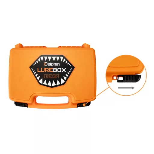Delphin LureBOX MEGA 365 × 280 × 90 mm műcsalis doboz