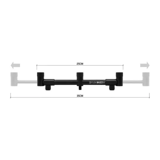 Delphin FlexiBUZZ állítható Buzz Bar XL 25–35 cm kereszttartó