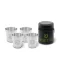 Delphin Reset XL 4v1 Rozsdamentes acél pálinkáspohár készlet 4 × 70 ml