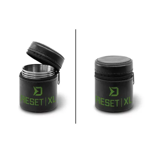 Delphin Reset XL 4v1 Rozsdamentes acél pálinkáspohár készlet 4 × 70 ml