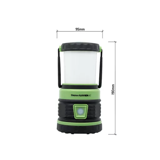 Delphin AURA+ UC 8,5W 500lm 5400mAh 185 mm kempinglámpa
