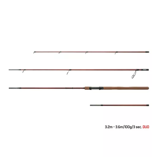 Delphin MAGMA LEGEND4RY Duo 355–395 cm 100 g 3 részes feeder horgászbot