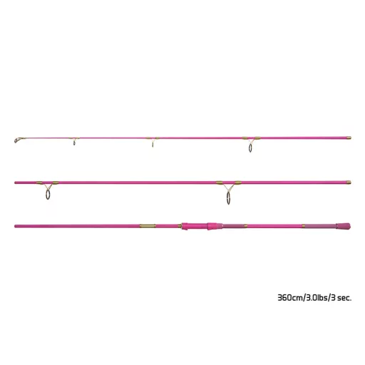 Delphin QUEEN Candy 360 cm 3 lb 3 részes pontyozó horgászbot