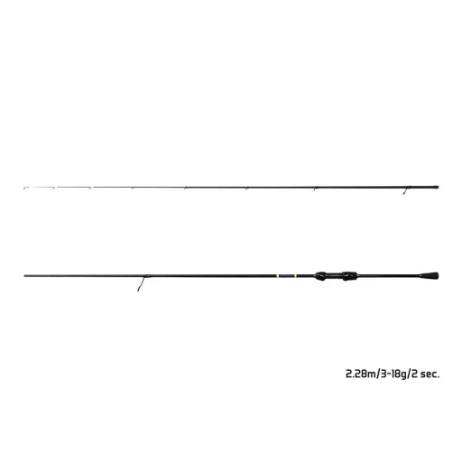 Delphin GraphiX IT 24T 228 cm 3–18 g 2 részes pergető horgászbot