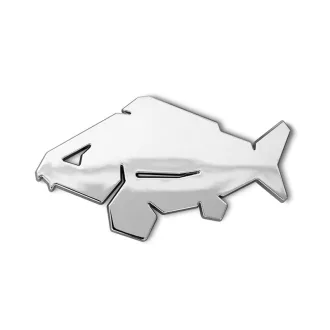 Delphin CARP 3D pontymatrica, króm, 8,3 × 4,5 cm