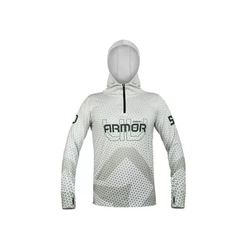 Delphin UV Armor 50+ kapucnis hosszú ujjú olívazöld póló XL
