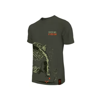 Delphin Catch Me Carp NX sötétzöld XL póló