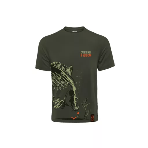Delphin Catch Me Carp NX sötétzöld 2XL póló