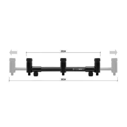 Delphin FlexiMAG Buzz állítható Buzz Bar XL 25–35 cm kereszttartó