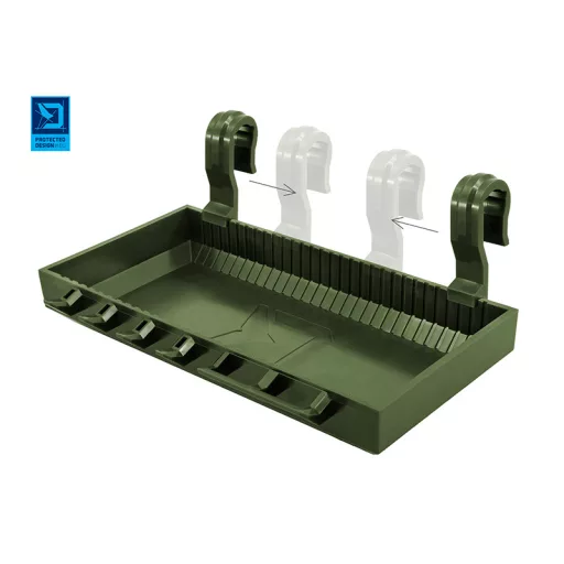 Delphin ShelfPOD Camo polc 20 × 10 × 3 cm rod pod
