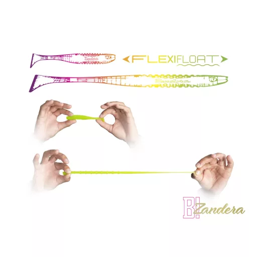 Delphin ZANDERA FlexiFLOAT UVs POLAR 12 cm 5 db/csomag gumihal