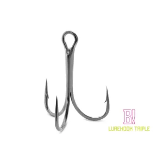   Delphin B! LureHook Triple 8-as szakállas hármas horog 6 db/csomag