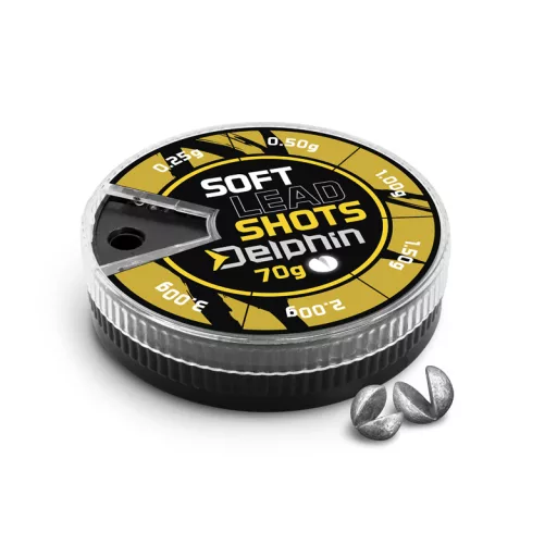 Delphin Soft kiegyensúlyozó súlyok (piros doboz sörétólom 100 g 0,1–2,5 g
