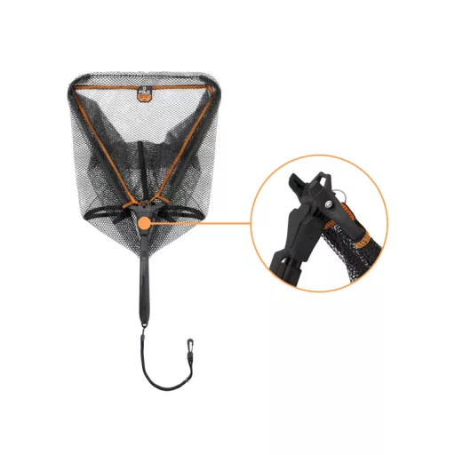 Delphin FoldSPIN 40 × 40 cm gumírozott rablóhalas merítő
