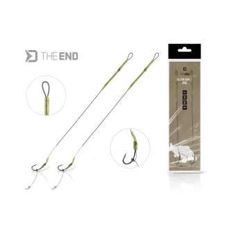   Delphin The End Blow Back Rig 8-as 20 cm szakállas bojlis előkötött horog 2 db/csomag
