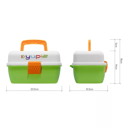Delphin YUPIE Case 235 × 155 × 140 mm gyerek horgászláda