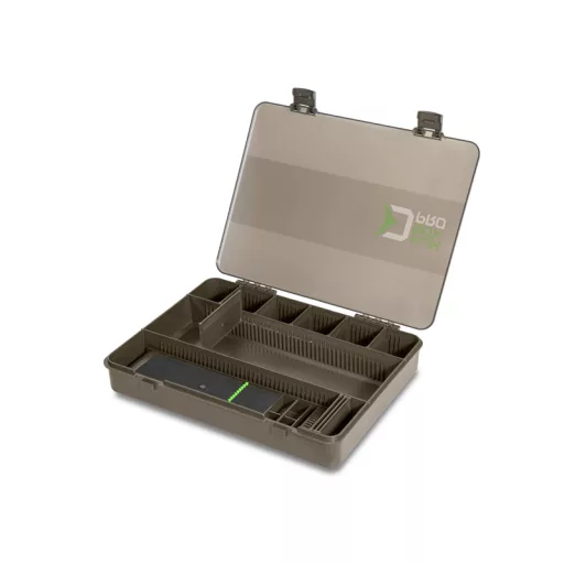 Delphin KlikBOX Pro tároló 38 × 28 × 6 cm szerelékes doboz