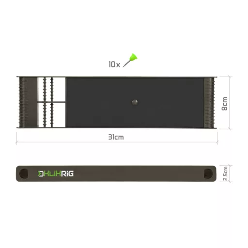 Delphin KlikBOX Rig előketartó doboz 31 × 8 × 2,5 cm