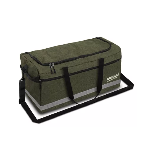 Delphin Wasabi CarryBIG fekete/zöld horgásztáska 62 × 24 × 30 cm
