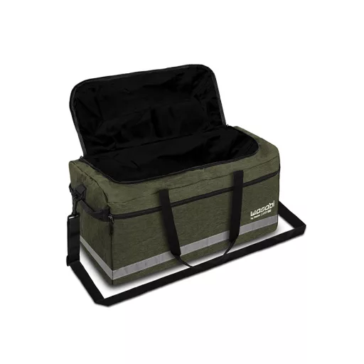 Delphin Wasabi CarryBIG fekete/zöld horgásztáska 62 × 24 × 30 cm