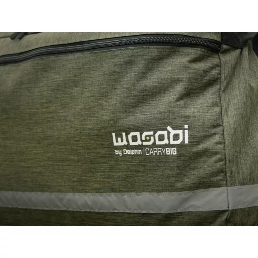 Delphin Wasabi CarryBIG fekete/zöld horgásztáska 62 × 24 × 30 cm