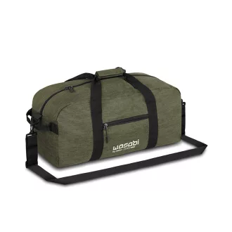  Delphin Wasabi CarryMID fekete/zöld horgásztáska 53 × 27 × 25 cm