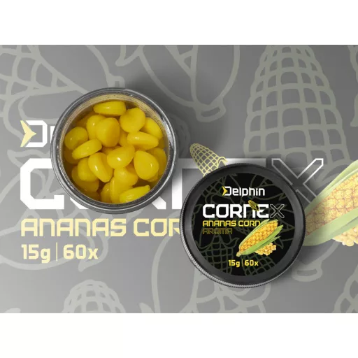 Delphin Műcsali Cornex Pop-Up Kukorica Ananász imitációs horogcsali 60 db