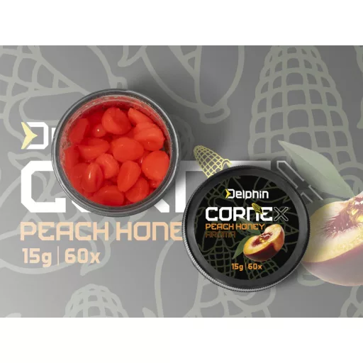Delphin Műcsali Cornex Pop-Up Mézes Őszibarack imitációs horogcsali 60 db