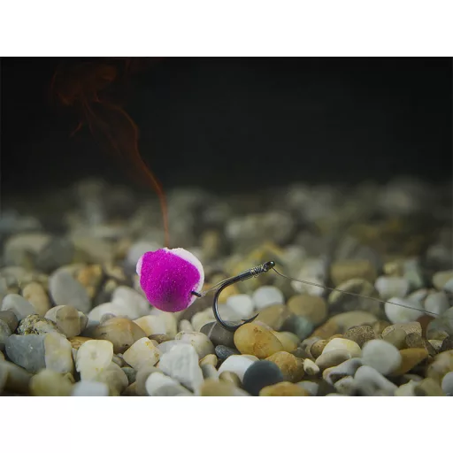 Delphin Fluoro Sting Chinu 4-es 0,3 mm 8 cm szakállas előkötött horog 10 db/csomag