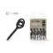 Delphin THE END POP Screw csavar karikával S csalicsavar 15 db/csomag