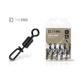   Delphin THE END QuickS-T gyorskapcsos #4 35 kg gyorscserés kapocs 10 db/csomag