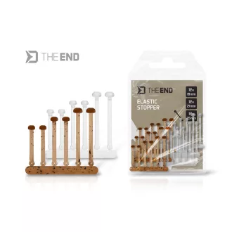   Delphin TheEND rugalmas 18 21 25 mm Ground+átlátszó csalirögzítő szilikon 36 db/csomag