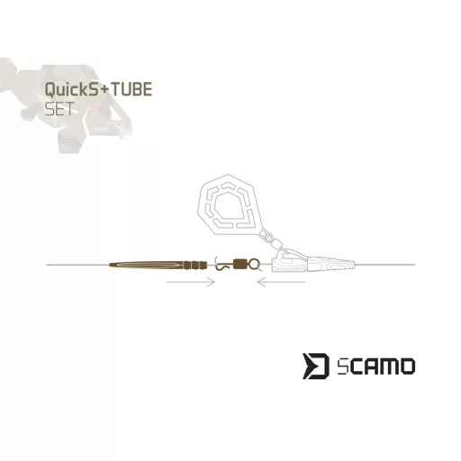 Delphin sCAMO QuickS + Tube szett #4 gubancgátló cső 5 db/csomag