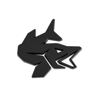 Delphin PIKE 3D csukamatrica, fekete, 6 × 6 cm