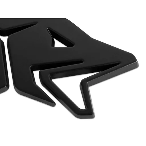Delphin PIKE 3D csukamatrica, fekete, 6 × 6 cm
