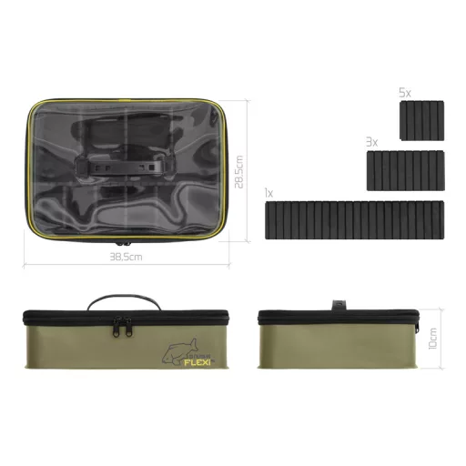 Delphin NuEVA Flexi EVA XL szerelékes táska 38,5 × 28,5 × 10 cm