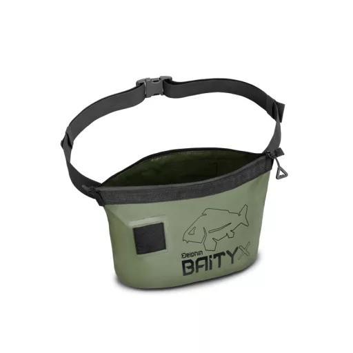 Delphin Baityx EVA sötétzöld/fekete csalizó övtáska 38 × 21 × 15 cm